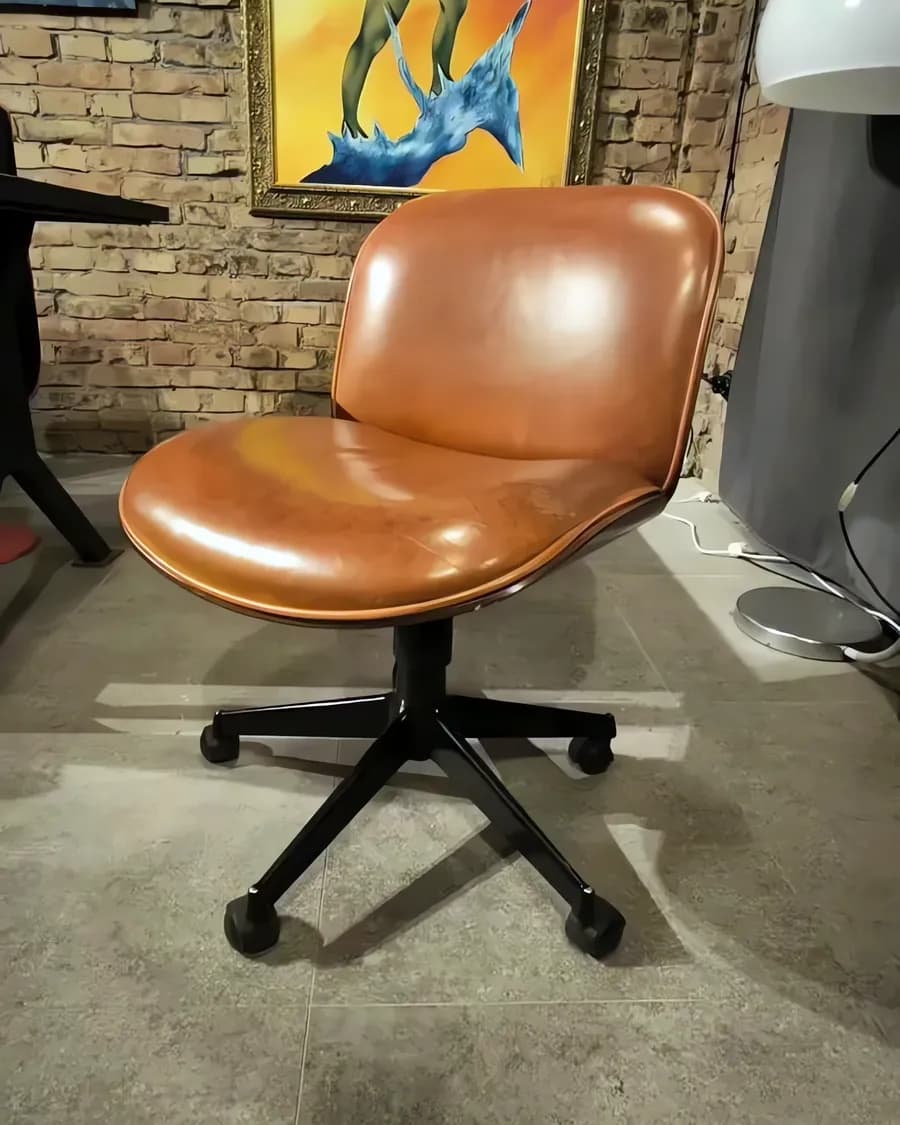 Ico Parisi Bürostuhl für MIM Roma, Terni-Serie, 1958