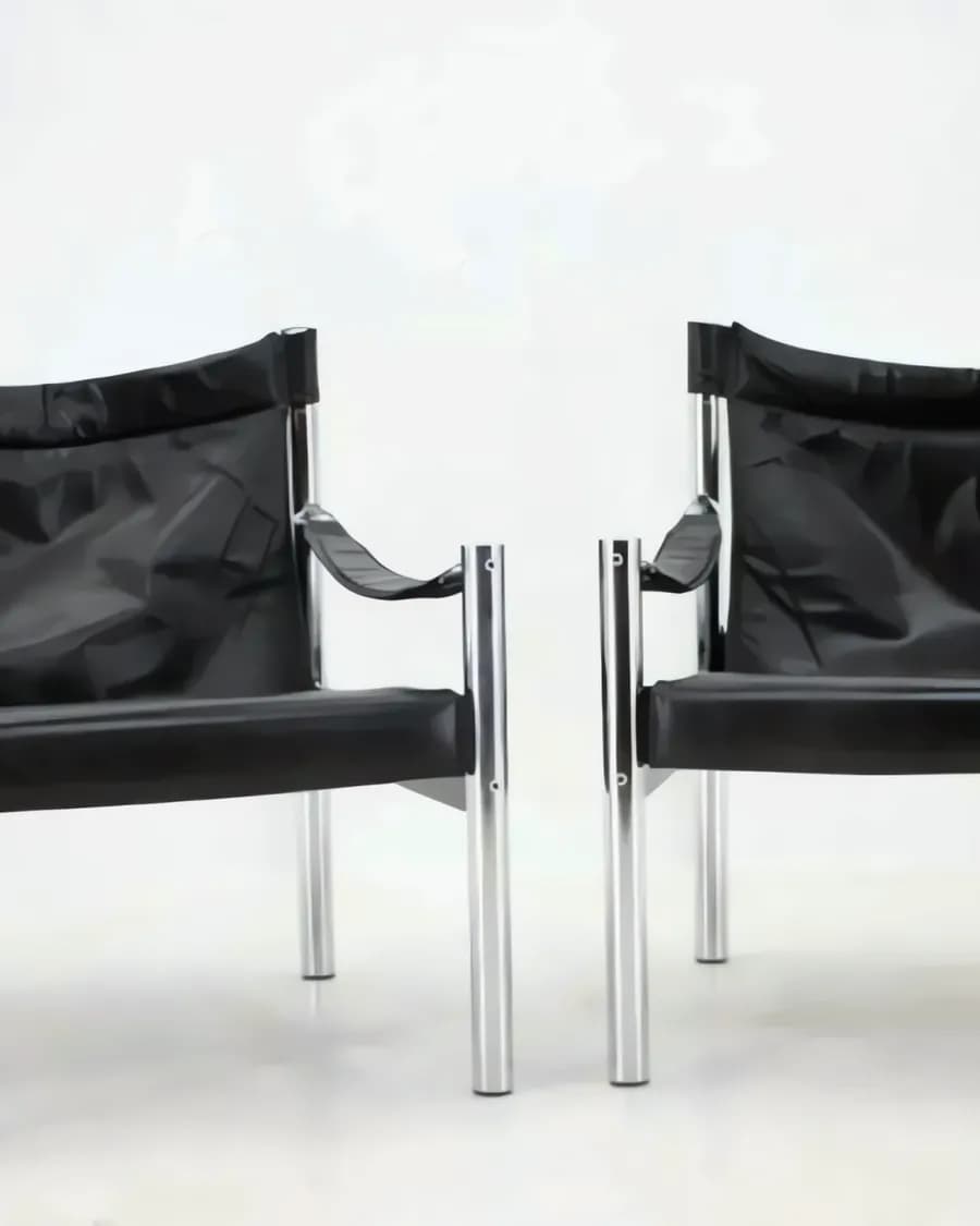 Skandinavisches Vintage-Sesselpaar von Johanson Design, 1970er