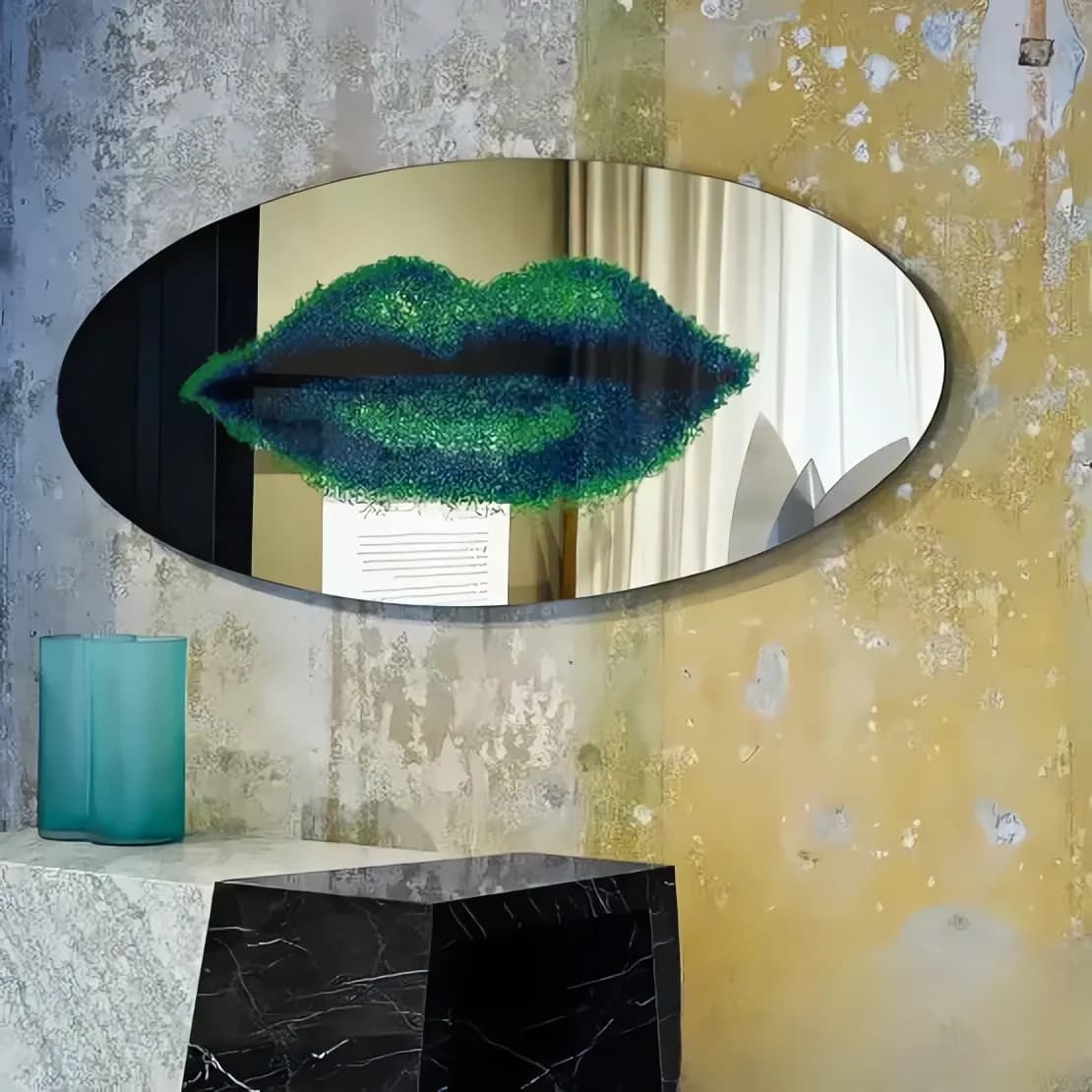 Зеркало "Labbra" Gavina, Man Ray, Италия — 01.webp (enhanced)