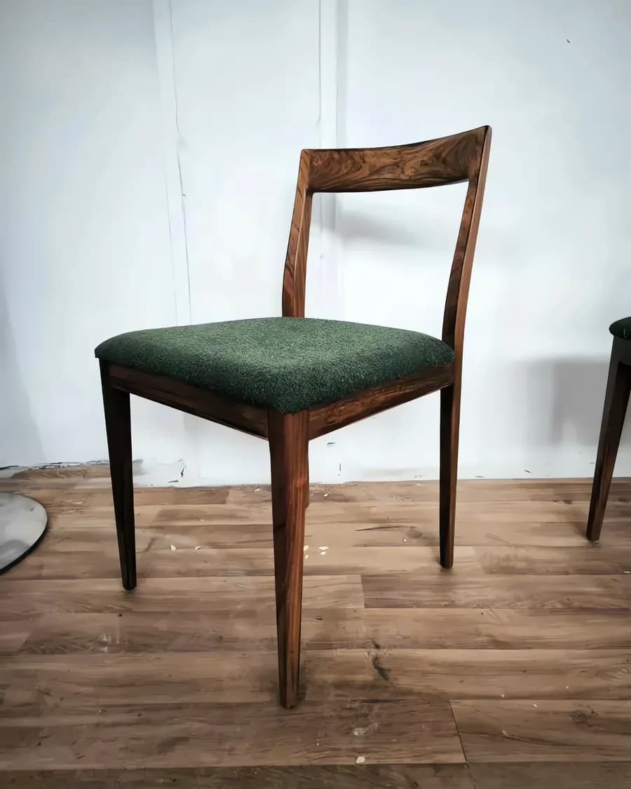 Vier Stühle von Lübke in Palisander, 1960er