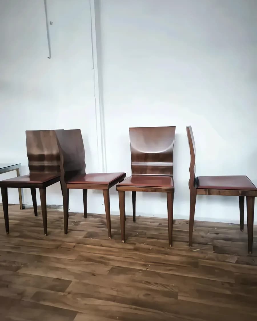 Vier Designer-Stühle „Diva“ von William Sawaya für Sawaya & Moroni, Italien, 1980er