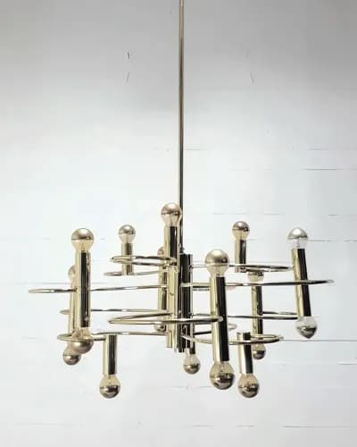 Люстры Gaetano Sciolari, латунь, 1970-е — 01.webp (enhanced)