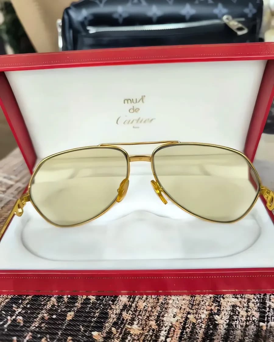 Vintage Cartier Vendome Sonnenbrille