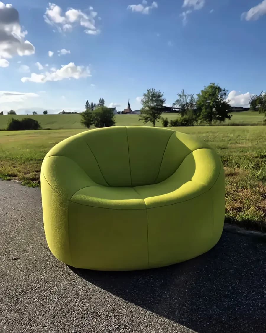 Iconischer „Pumpkin“ Sessel von Pierre Paulin für Ligne Roset, Frankreich