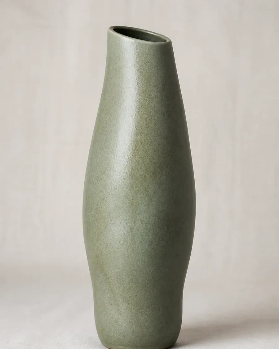 Finnish Stoneware Vase — main